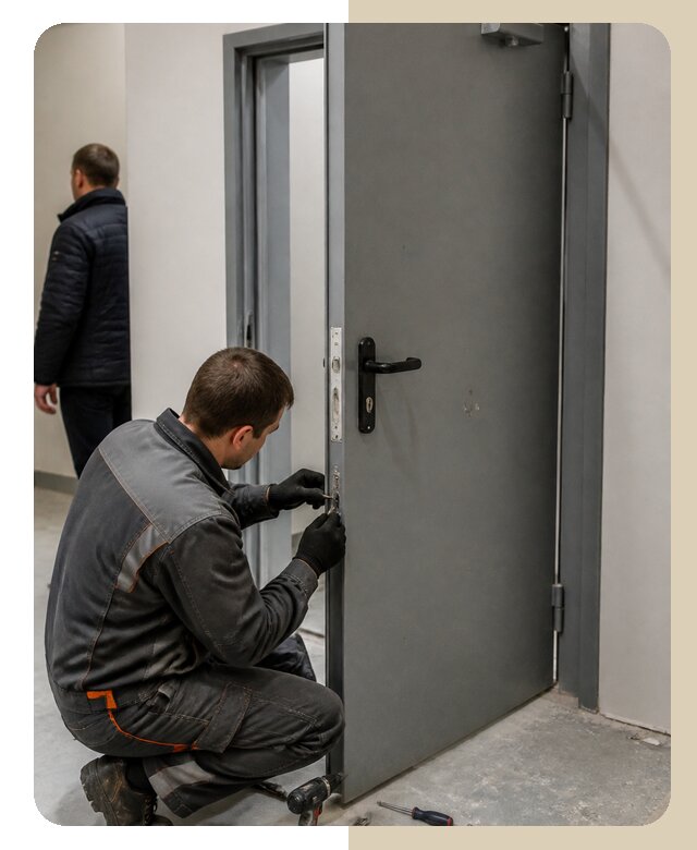 Ремонт противопожарной двери в Пятигорске по цене 6677 р. | ДвериЛегко-Птг
